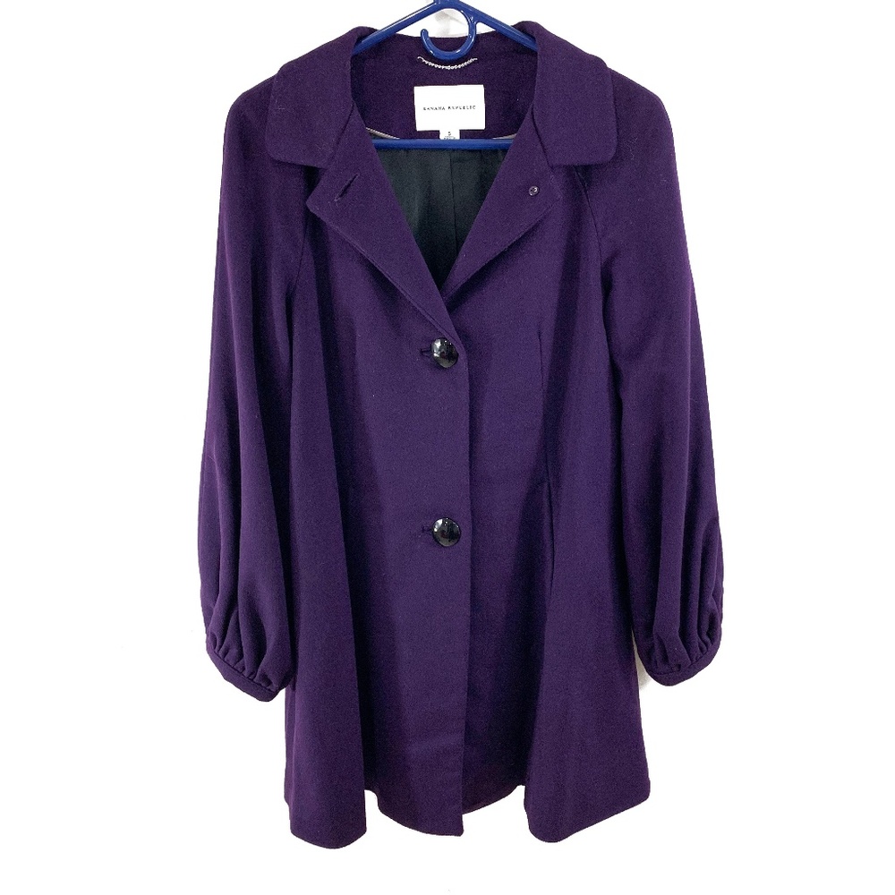 SALE! Banana Republic Coat Purple Size Small